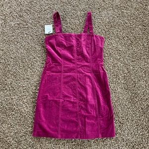 Bright Magenta Retro Mini Dress (Forever 21)